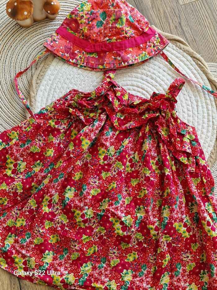 Ensemble robe + chapeau fleuris DPAM - photo numéro 2