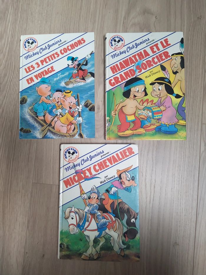 Lot de 3 livres Mickey Club Juniors
