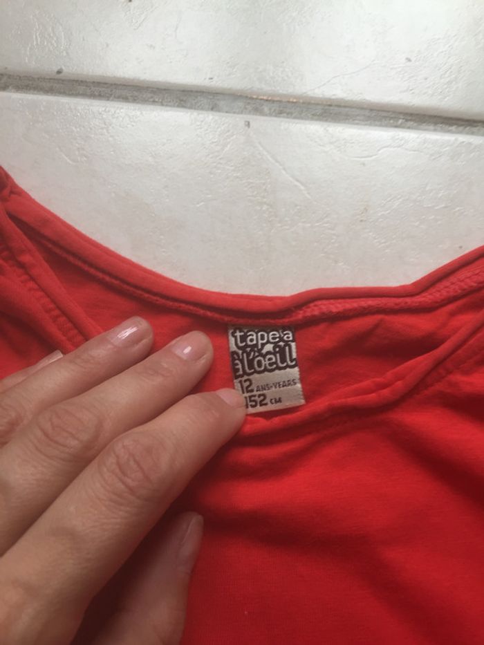 T shirt ml tape à l œil 12 Ans - photo numéro 2