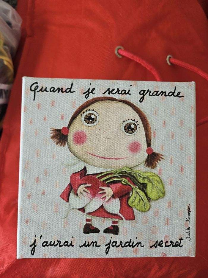 Cadre Quand je serai grande