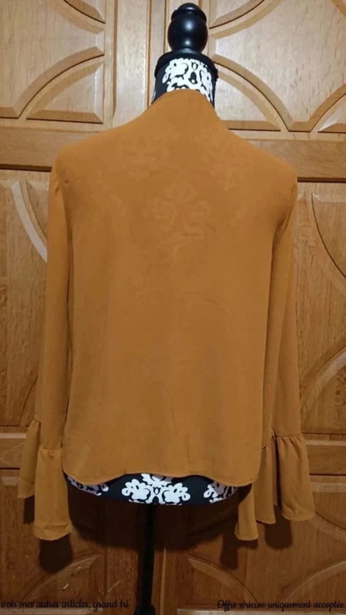 Haut/ blouse camel casual bohème Forever 21 taille 40 - photo numéro 3