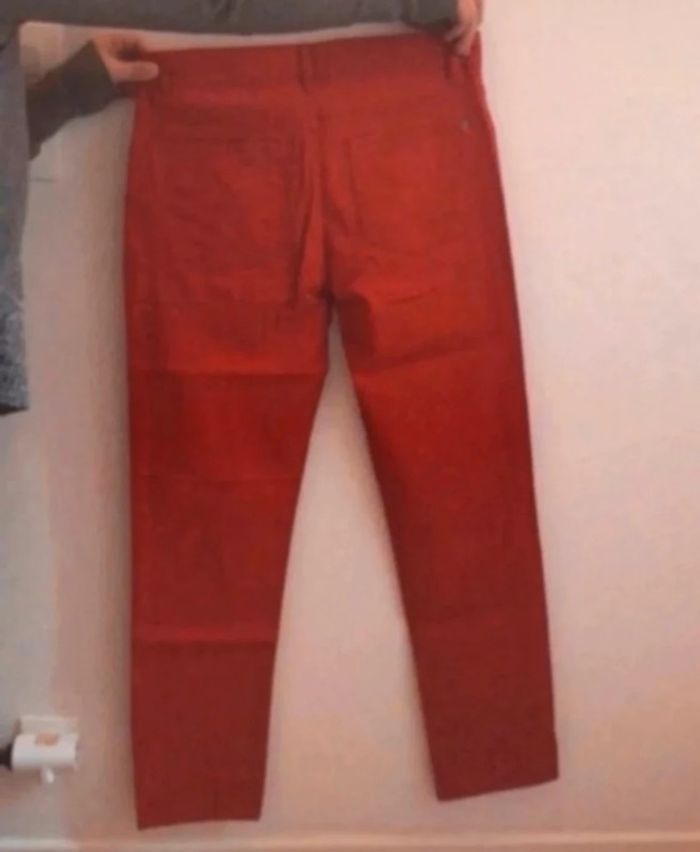 Pantalon rouge h&m taille 40 - photo numéro 2