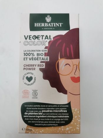 Coloration cherry Red power herbatint