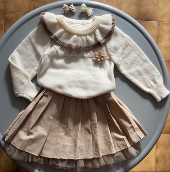 Ensemble élégant hiver  4 pièces fillette 3ans