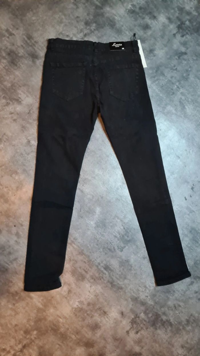 Jeans bande blanche - photo numéro 4
