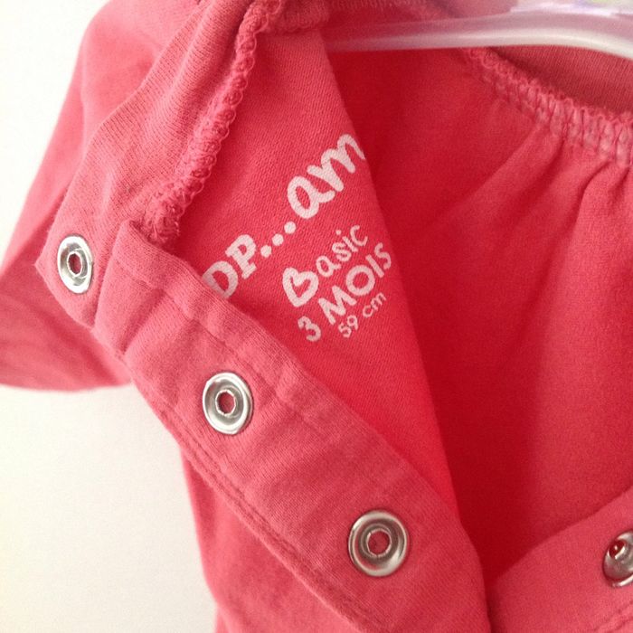 Sous pull rose DPAM - 3 mois - photo numéro 4