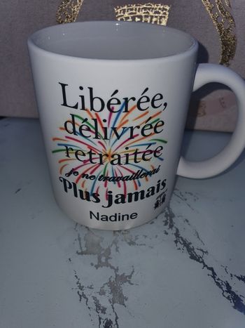 Mug humour retraite