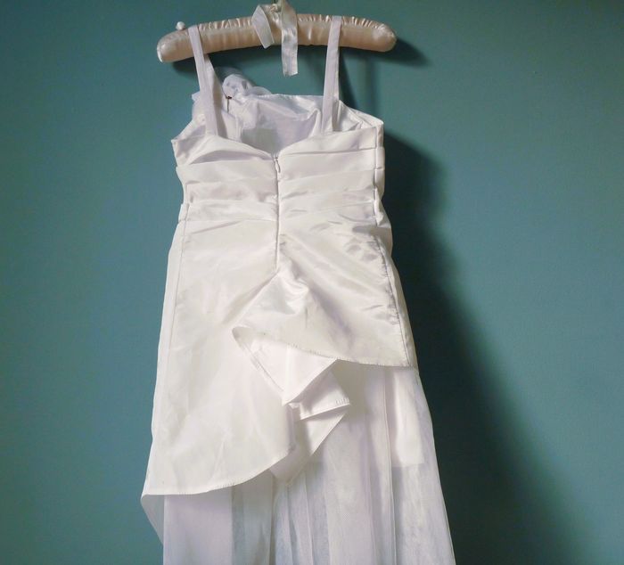 Robe Fille blanche ceremonie Emma la folie 2 ans rose TBE - photo numéro 5