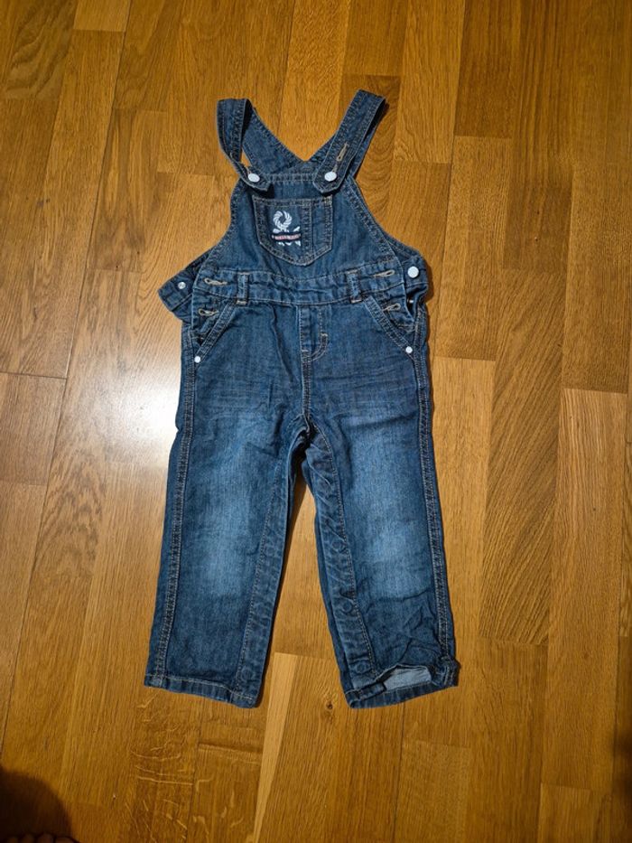 Salopette jeans taille 18 mois