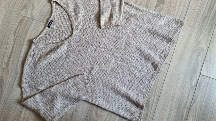 Pull In Extenso XL sympa col V beige