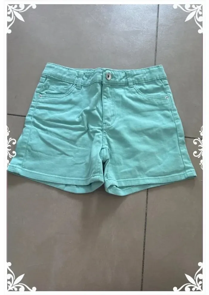 🌊 Short turquoise Inextenso - Taille 10 ans 🌿 - photo numéro 3