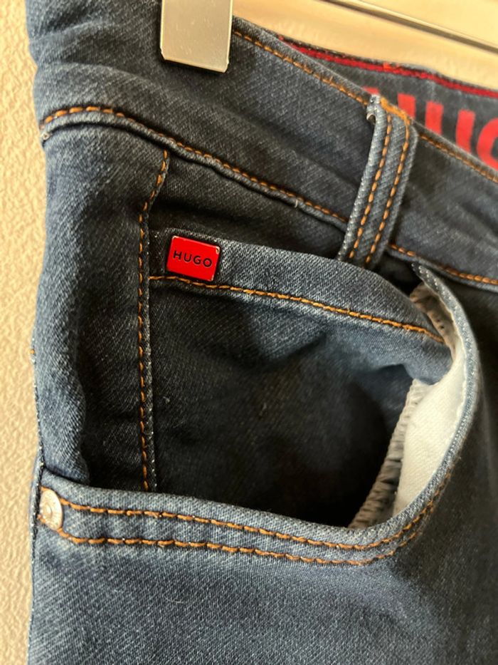 Jean 708 brut rinse wash 12 ans/XS - Hugo Boss - photo numéro 3