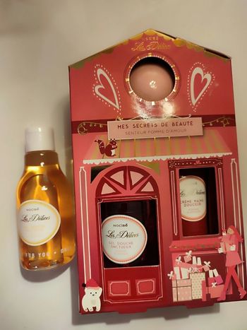 Coffret Nocibé  mes secrets de beauté pomme d'amour + 1  gel douche