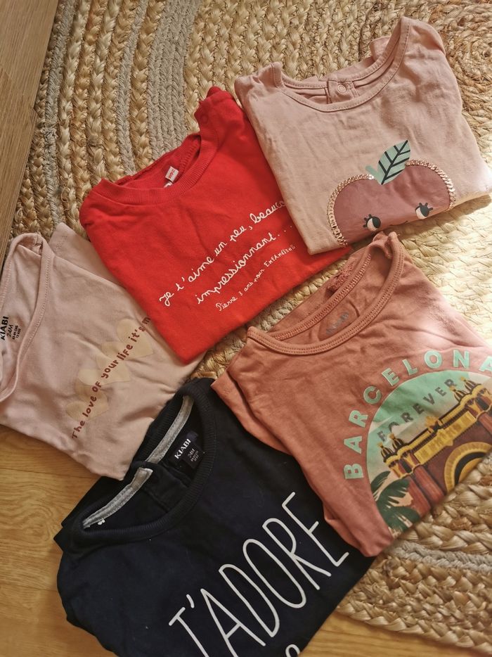Lot 5 T-shirts - photo numéro 1