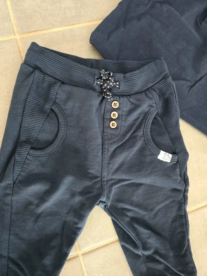 Ensemble jogging bleu marine - photo numéro 2
