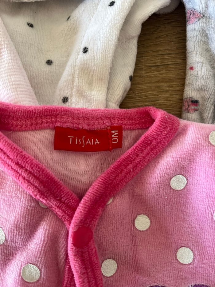 Lot pyjamas velours naissance - photo numéro 3