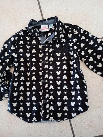 Chemise mickey orchestra 3 mois