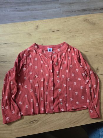 Gilet petit bateau fille