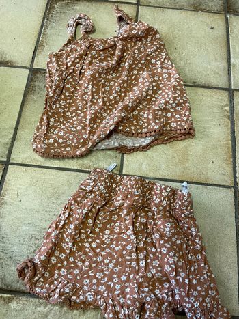 Ensemble débardeur et short été 3 ans