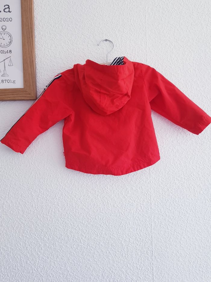 Obaïbi - Veste imperméable déperlante - Rouge - Neuve ! (6 mois) - photo numéro 2