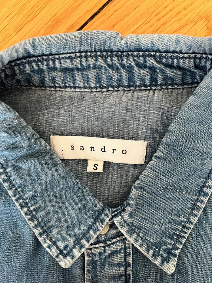 Chemise en jean Sandro S - photo numéro 3