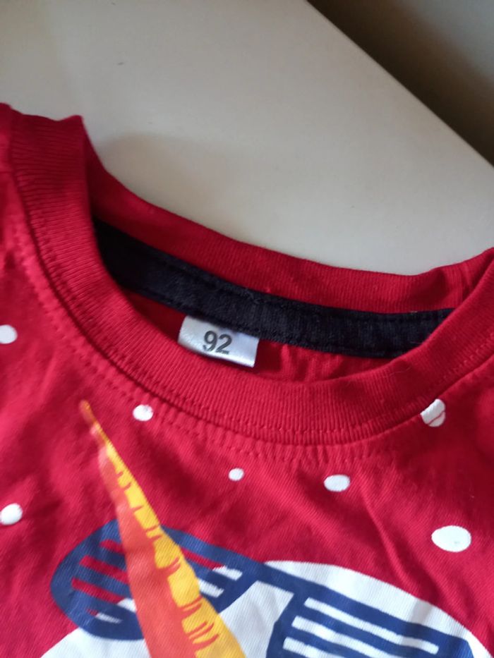 T-shirt longues manches Noël 92 - photo numéro 2