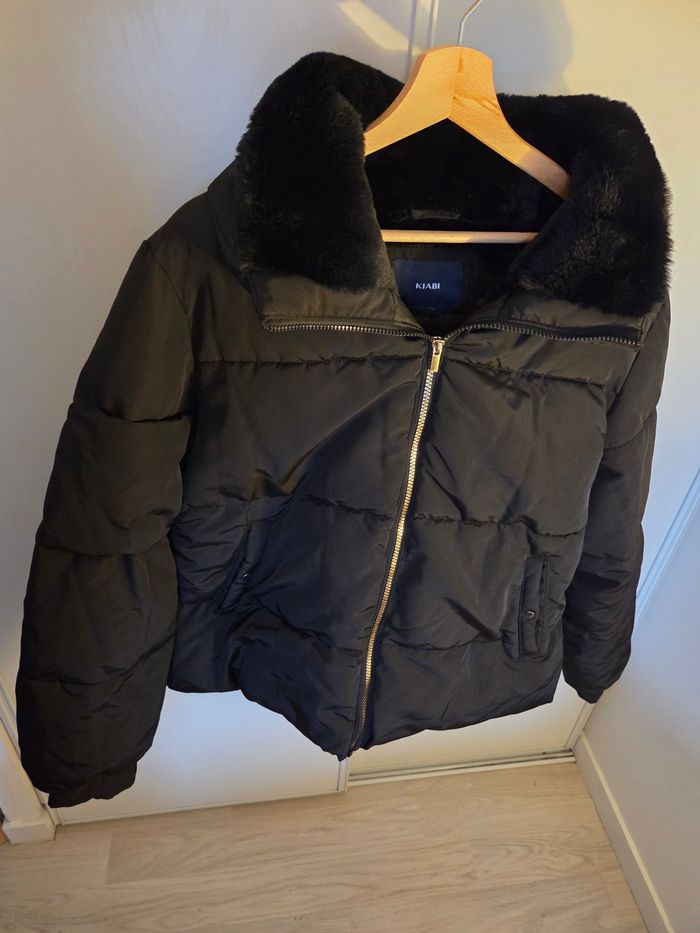 Manteau matelassé noir