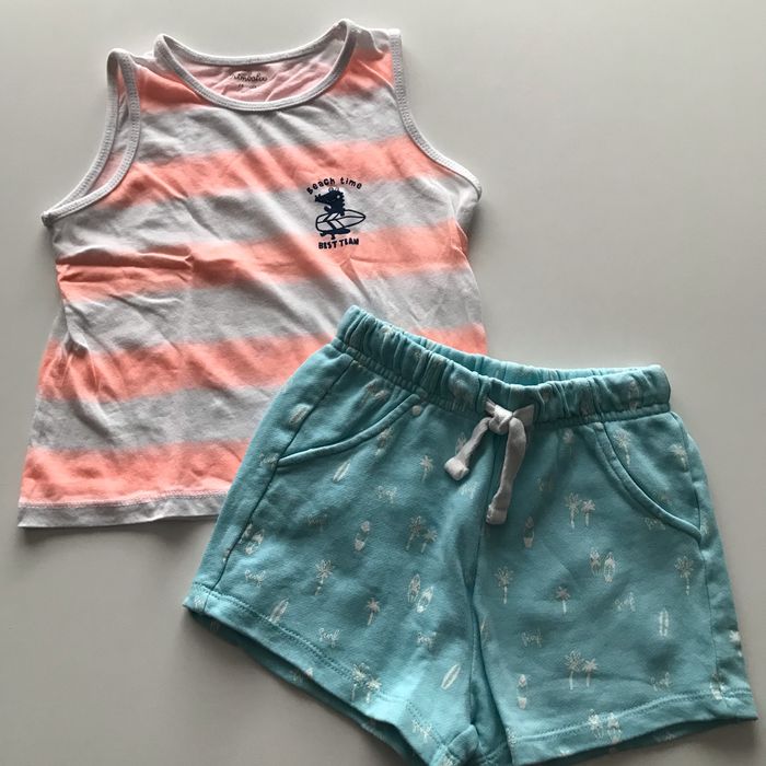 Ensemble short+débardeur 24M