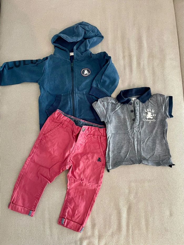 Ensemble lulu castagnette 12M