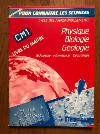 Pour Connaître les Sciences - livre du maître CM