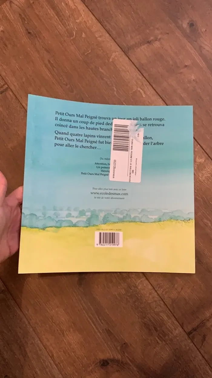 Livre le petit ours mal peigné et le ballon rouge - photo numéro 2
