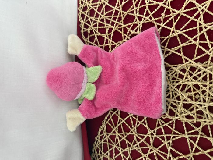 Lutin CMP doudou marionnette rose Framboise - photo numéro 2