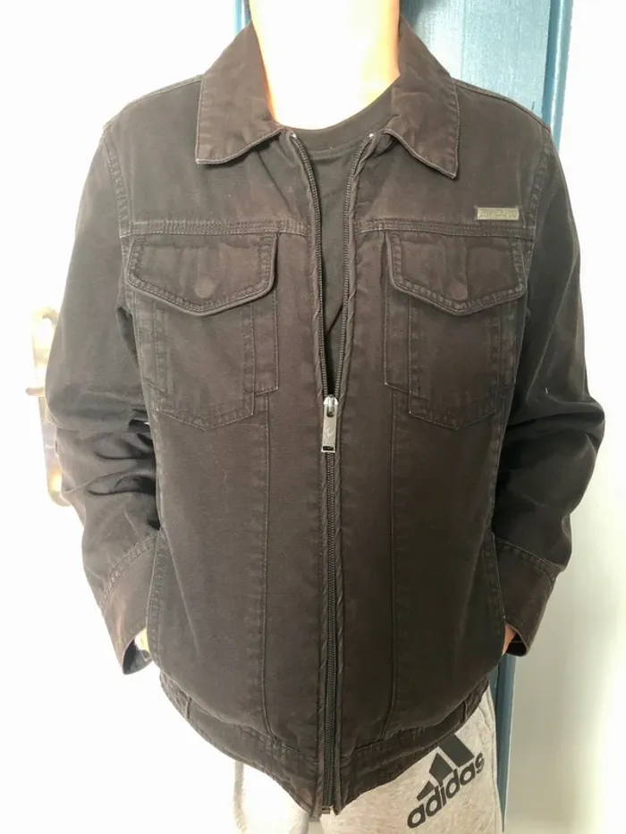 Veste en jean noire RipCurl 12 ans