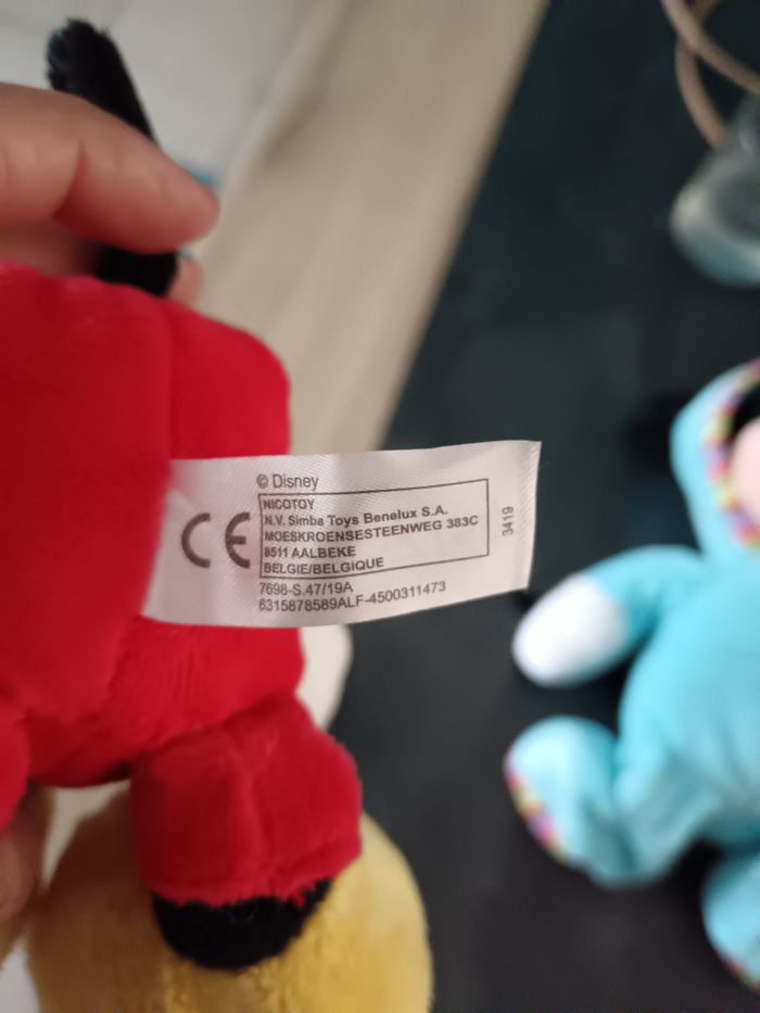 2 peluches mickey - photo numéro 3