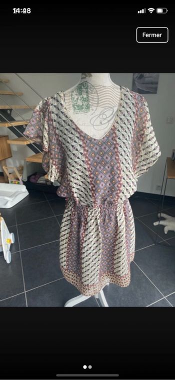 Robe cintrée demi-saison Grain de malice taille S peu portée