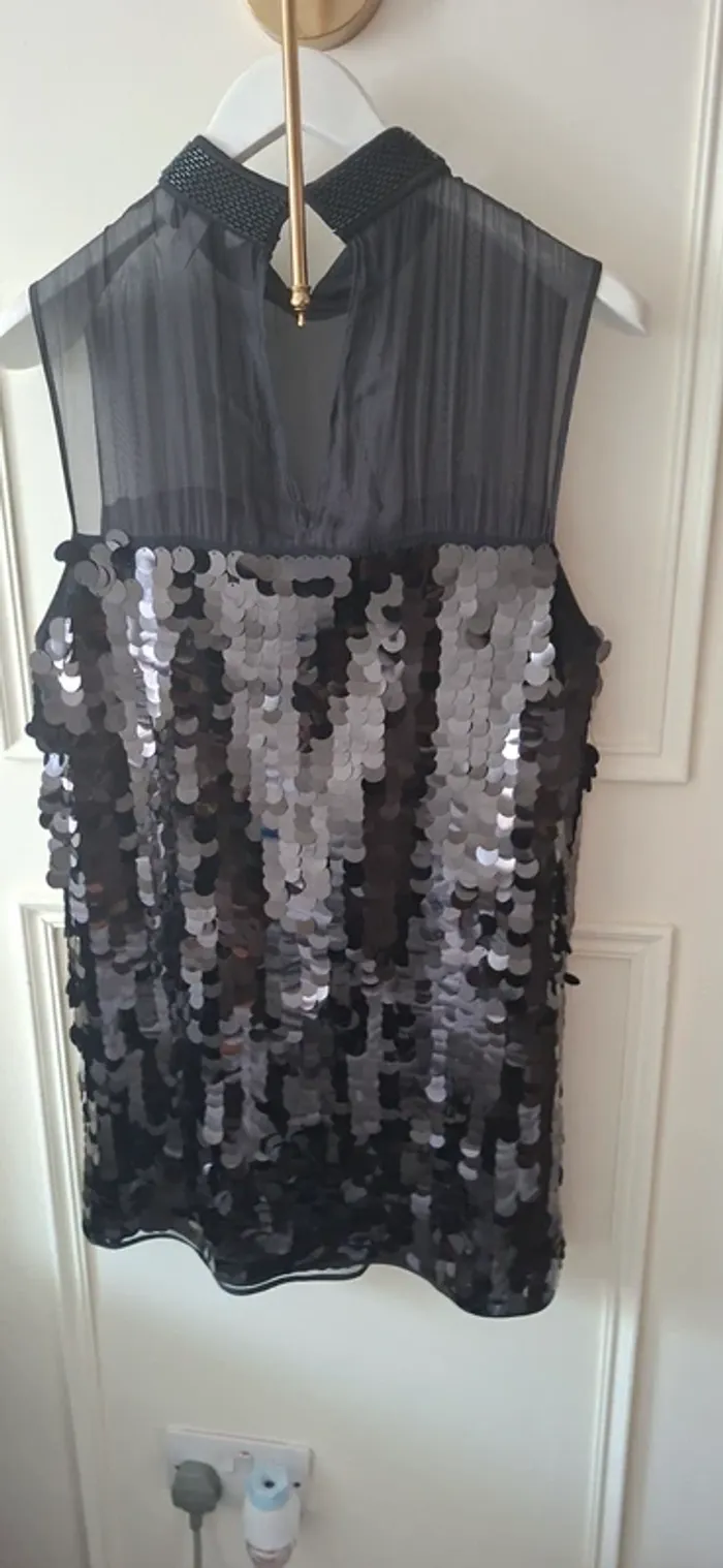 Robe en maille noire