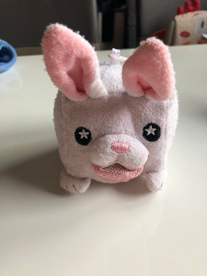 Éponge / gant de toilette lapin