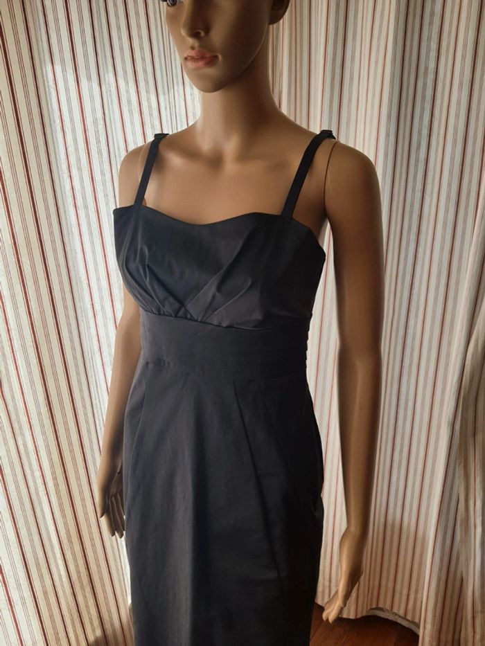 Jolie Robe grise à bretelles Tenax taille 44 - photo numéro 6