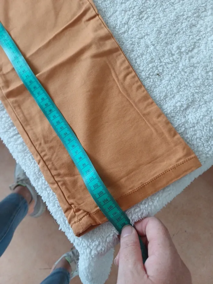 Pantalon chino moutarde - photo numéro 3