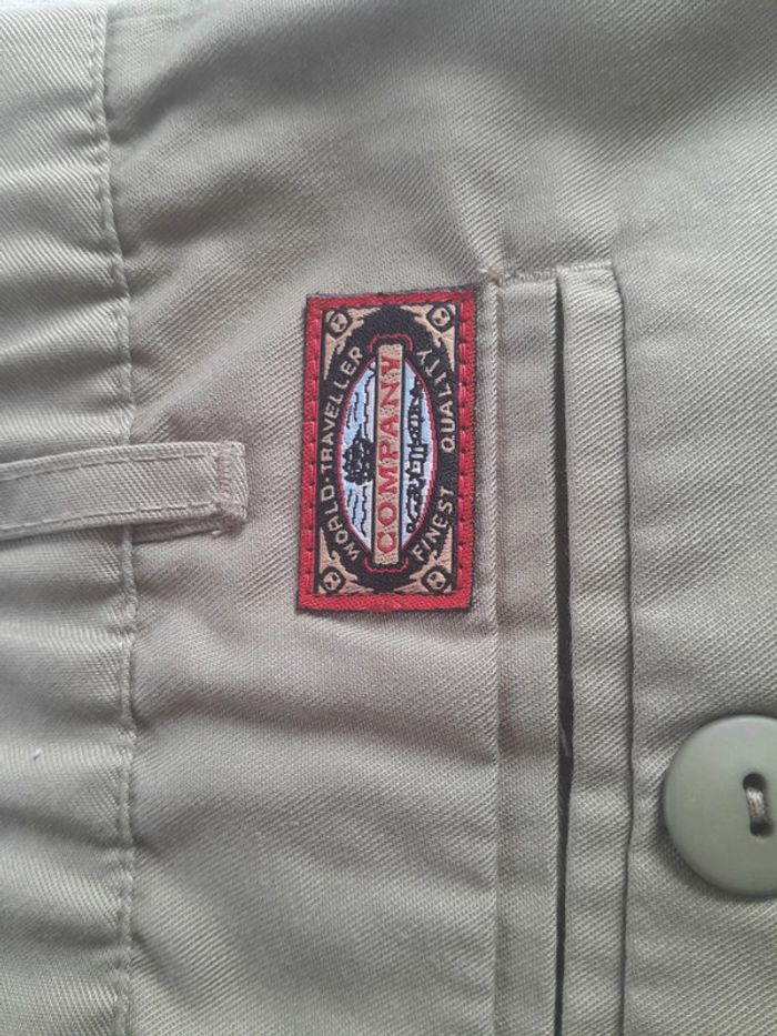 Short à pinces Company très belle qualité vintage - photo numéro 4