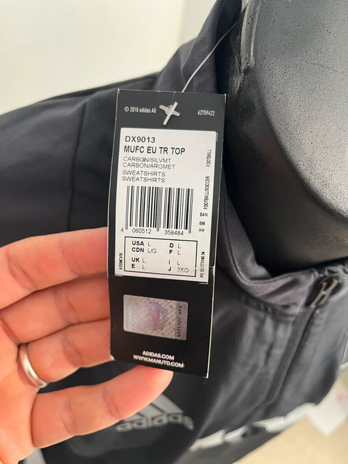 Haut D’entraînement Adidas ( Manchester United ) Taille L - photo numéro 8