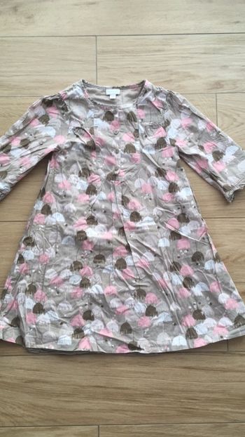 Robe gris/rose Vertbaudet