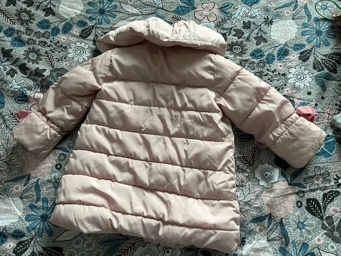 Manteau Zara rose pale 3/4 ans - photo numéro 2