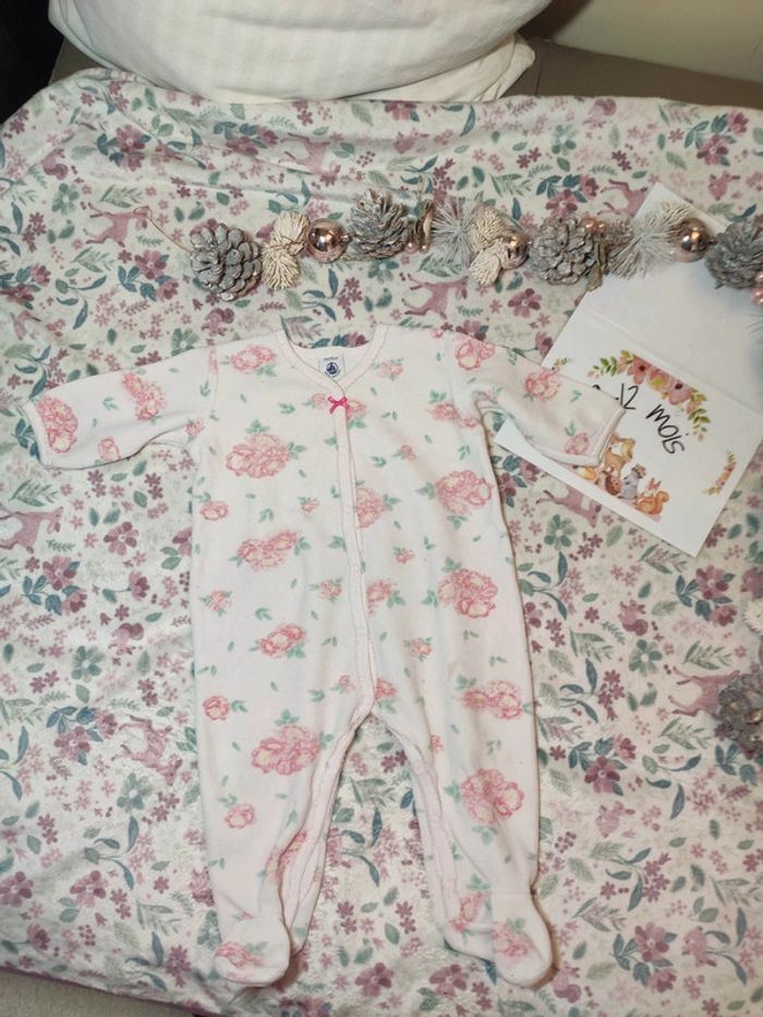Pyjama petit bateau 12 mois liberty
