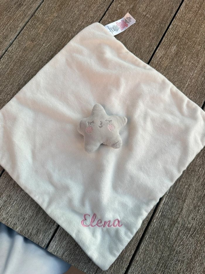Doudou étoile prénom elena