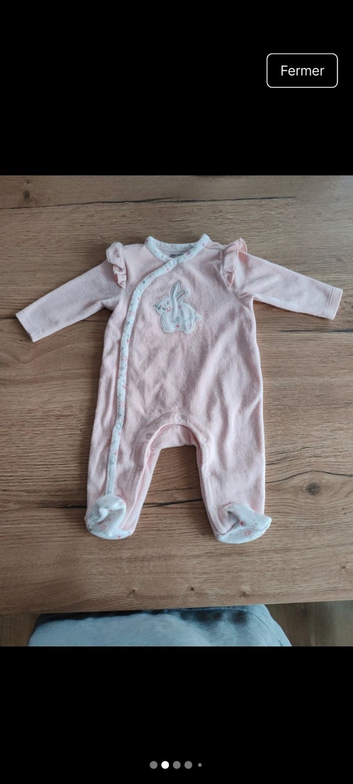 Lot pyjamas bébé fille 3 mois - photo numéro 4
