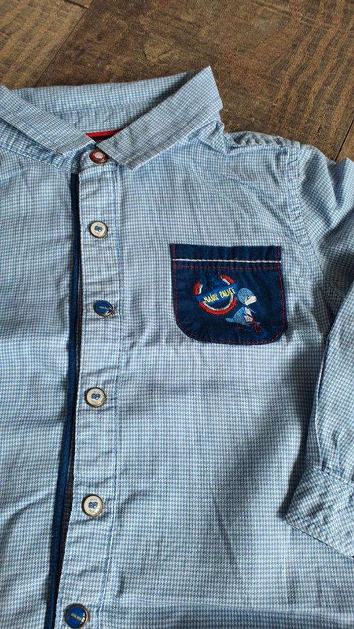 Chemise Sergent major 18 mois en très bon état - photo numéro 2