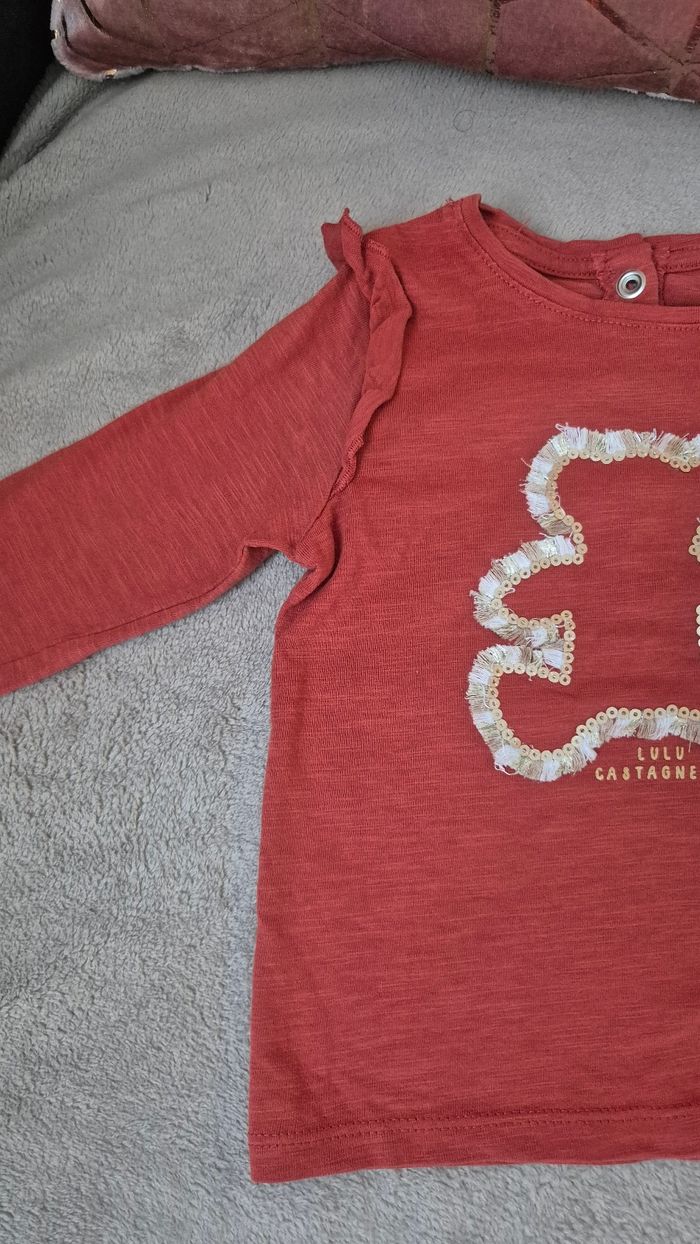 Tee-shirt lulu castagnettes 18 mois - photo numéro 3