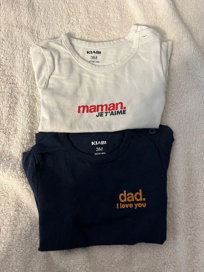 Lot 2 t-shirts KIABI