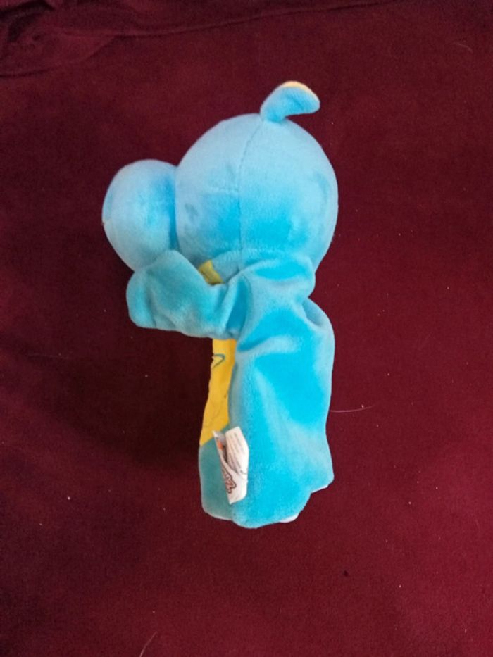 Peluche marionnette ours bleu - photo numéro 4